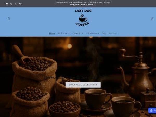lazydogcoffee.com